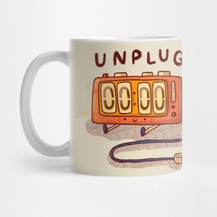 Unplug - Clock Mug